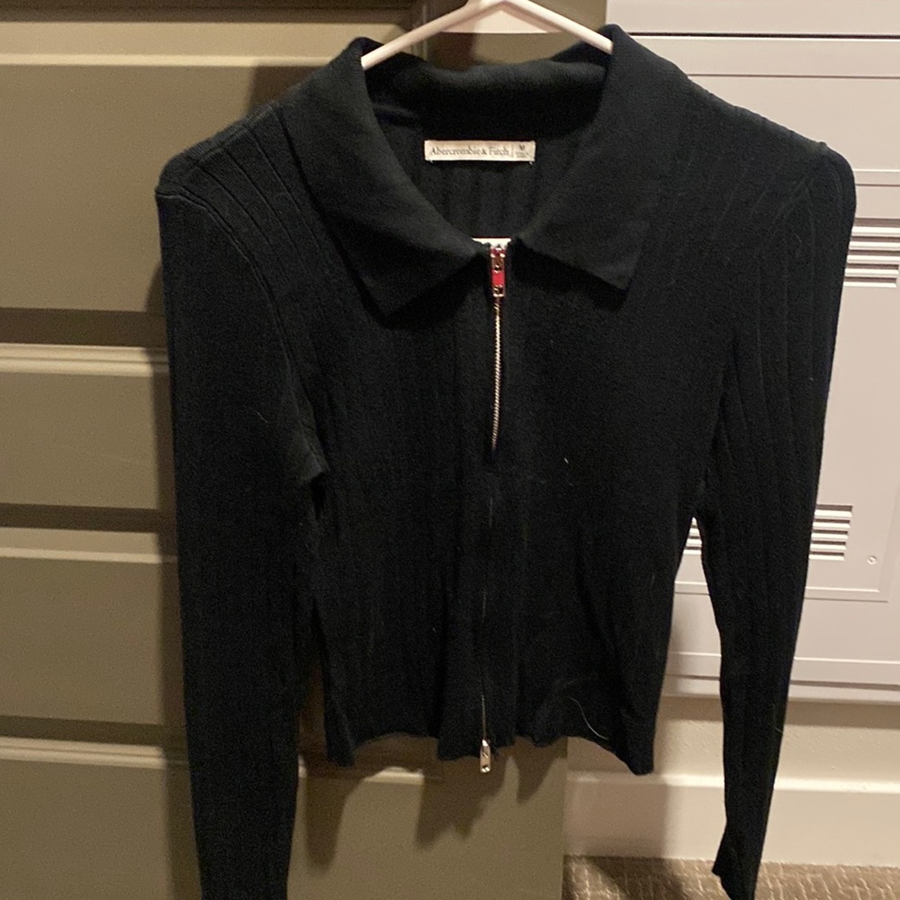 Black zipper shirt! Worn once